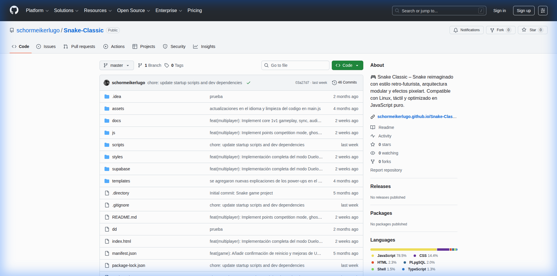 SNAKE CLASSIC screenshot